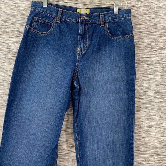 Straight Leg Classic Fit Blue Denim Jeans Size 18 FALL SALE - Picture 6 of 7